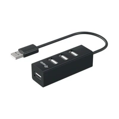Afbeelding van Equip USB 2 0 480 Mbit S hub, zwart
