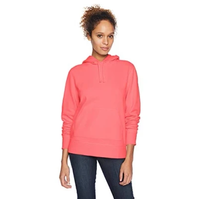 Afbeelding van Amazon Essentials Women&#039;s Fleecetrui met capuchon (verkrijgbaar in grote maten), Koraalroze, L