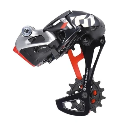 Afbeelding van SRAM X01 Eagle AXS schakelsysteem, uniseks, rood, 12 voudige kooi van aluminium