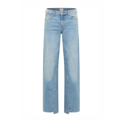 Afbeelding van Mustang Style Medley WIDE LEG Relaxed fit jeans, Dames, Maat: 27x32, Blau