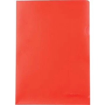 Afbeelding van Pergamy L map, Ft A4, Pp Van 120 Micron, Pak 25 Stuks, Rood map