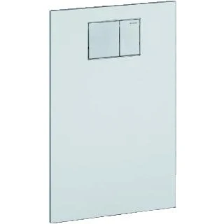 Afbeelding van Geberit aquaclean bedieningsplaat df voor closetzitting glas wit 115324si1 115 324 si 1