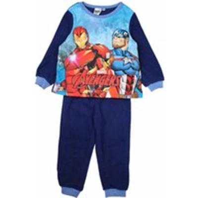 Afbeelding van Avengers Fleece pyjama donkerblauw maat 128 8 jaar