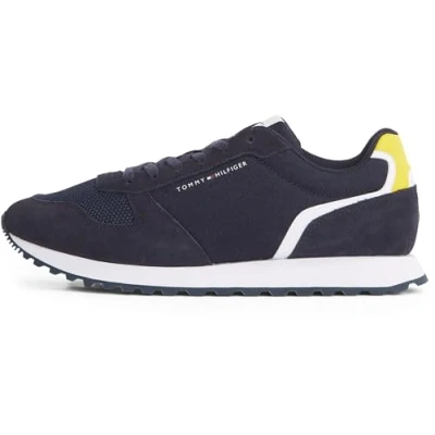 Afbeelding van TOMMY HILFIGER Heren NIEUWE RUNNER EVA MIX Low Top, BLAUW (Desert Sky), 6.5 UK, Blauwe Woestijnhemel, 40 EU