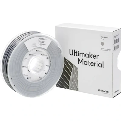 Afbeelding van Ultimaker ABS M2560 Silver 750 206127 Filament kunststof 2.85 mm g Zilver 1 stuk(s)