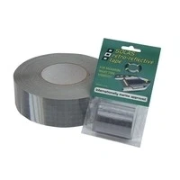 Afbeelding van Reflecterende tape solas zilver 50mm 1m