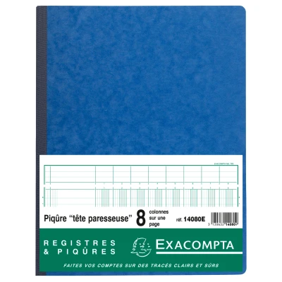 Afbeelding van Piqure 32x25cm a tete paresseuse 8 colonnes 31 lignes 80pages