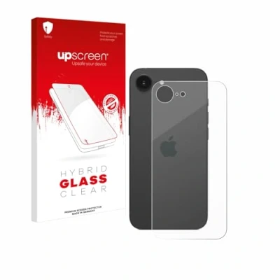 Afbeelding van upscreen Screenprotector voor Apple iPhone 16e (Achterkant) Folie Beschermfolie Beschermglas transparant