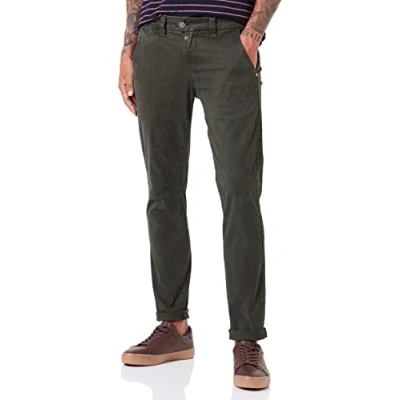 Afbeelding van TIMEZONE Heren Chino Broek slim JANNOTZ Olijf 33W / 34L Volwassenen