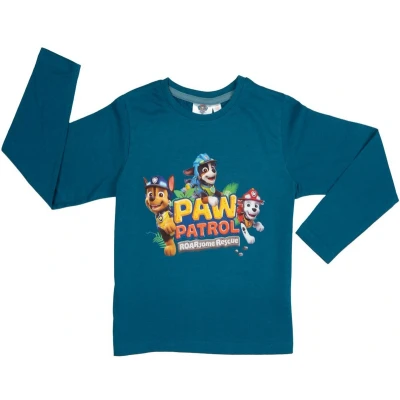 Afbeelding van Paw Patrol Shirt Rescue Lange Mouw Donkergroen Maat 98/104