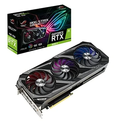 Afbeelding van ASUS GF ROG Strix RTX3080TI O12G, Gaming, 12 GB, GDDR5, DPX3, HDMIX2