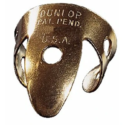 Afbeelding van Dunlop Fingerpick Brass Tube 013&quot; messing Plectrum