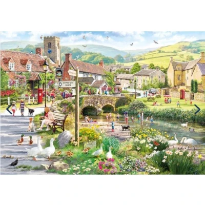 Afbeelding van puzzel Gibsons Puddle Ducks &amp; Paddling (500)
