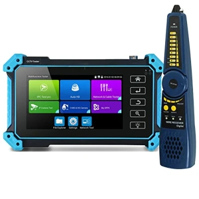 Afbeelding van CCTV Tester Monitor 5 Inch Touchscreen IP AHD TVI CVI Camera Analoge Test Ondersteuning POE WIFI PTZ 1080 P H.265 IPC 5100 plus/Camera Te DC12V uitgang