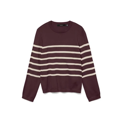 Afbeelding van VERO MODA Trui &#039;VMSABA&#039; beige / purper