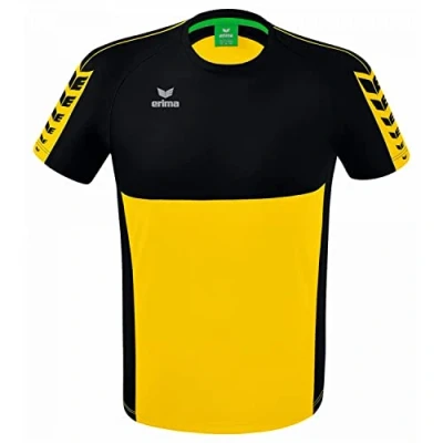 Afbeelding van Six Wings T shirt geel/zwart / 152