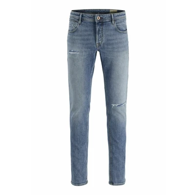 Afbeelding van Jack &amp; Jones Jjiglenn Jjcole Straight leg jeans, Heren, Maat: 31x30, Blue denim
