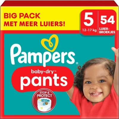 Afbeelding van Pampers Baby Dry Pants Maat 5 Big Pack 54 stuks 12/17KG
