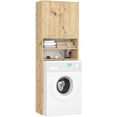 Afbeelding van Badkamerkast voor Wasmachine FIN / AKORD Furniture Factory Artisan Eik 65 x 180 30 cm