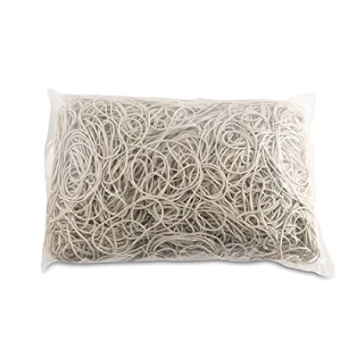 Afbeelding van OFFICE PRODUCTS Rubberen banden diameter: 60mm Kleur: Wit Gewicht: 1000g 1 kg/Huishoudelijke rubberringen rubber/rubber 60% / Rubber voor thuis kantoor school