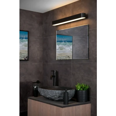 Afbeelding van Lucide Madelon spiegellamp 60cm 9W zwart