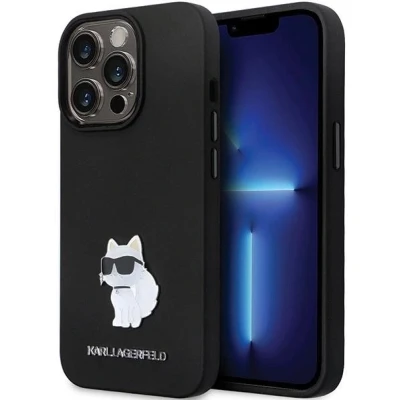 Afbeelding van Karl Lagerfeld iPhone 13 Pro / 6.1&quot; zwart hardcase siliconen