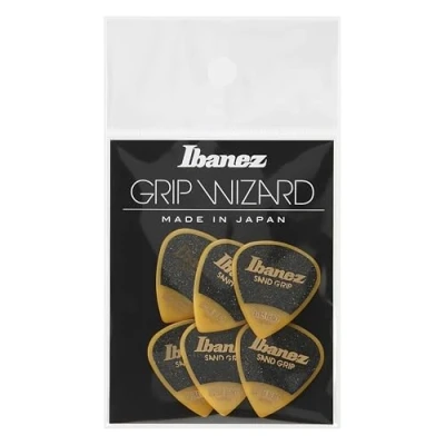 Afbeelding van Ibanez PA16XSG YE Sand Grip Plectrums 1.2mm (Yellow) Plectrum set