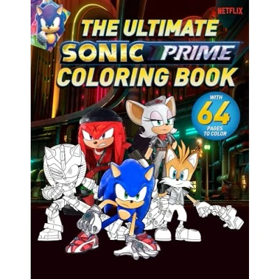 Afbeelding van The Ultimate Sonic Prime Coloring Book