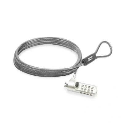 Afbeelding van ACT AC9025 Laptopslot Nano Security Lock Cijferslot 2 meter