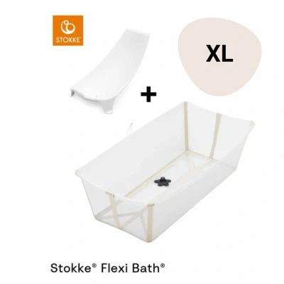 Afbeelding van Stokke Bad Opvouwbaar Flexi BathXL Bundle Sandy Beige