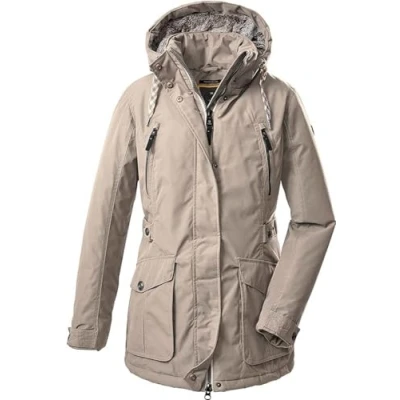 Afbeelding van G.I.G.A. DX dames Casual functioneel jack met afritsbare capuchon GW 62 WMN JCKT, lichtbeige, 50, 38725 000