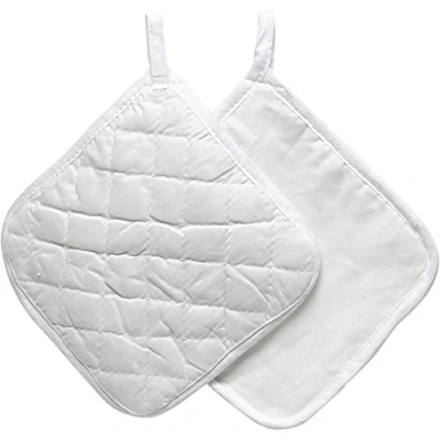 Afbeelding van Pannenlappen, afm 20x20 cm, 145 g/m2, 4 stuks, wit