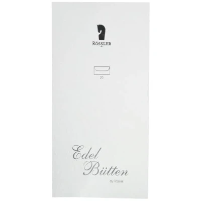 Afbeelding van Rössler Papier 2032388003 Enveloppen DIN lang, gehamerd, 20 stuks, wit