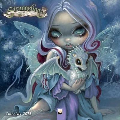 Afbeelding van Strangeling by Jasmine Becket Griffith Wall Calendar 2025 (Art Calendar): Original Flame Tree Publishing Kalender [Kalender]