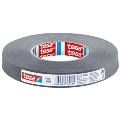Afbeelding van tesa PERFECT 57230 00005 02 Textieltape extra Power Grijs (l x b) 50 m 19 mm 1 stuk(s)
