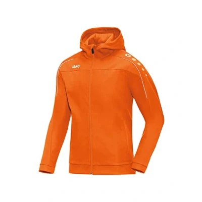 Afbeelding van JAKO Klassiek Jack Met Capuchon, Uniseks Volwassene, Neon Oranje, 4XL