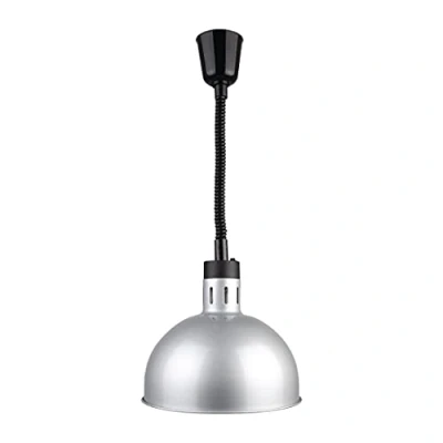 Afbeelding van Buffalo DY461 intrekbare koepel warmteschaduw, zilver afwerking, 250W