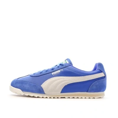 Afbeelding van Puma Arizona Unisex Sneakers laag, Maat: 44, Bluemazing/vapor gray Leer en textiel