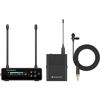 Afbeelding van Sennheiser EW DP ME2 SET (S7 10) Draagbaar Digitaal UHF Draadloos Microfoonsysteem met Omnidirectioneel Lavalier Zwart (700015)