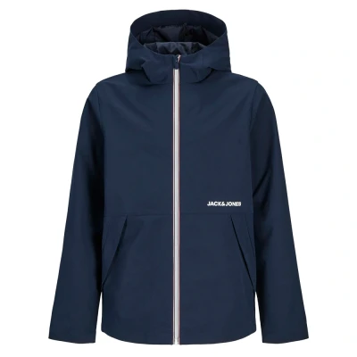 Afbeelding van Jack &amp; Jones Heren Jjadam Light Jacket Hood Jnr, sky captain, Numeric_164, numeric_164