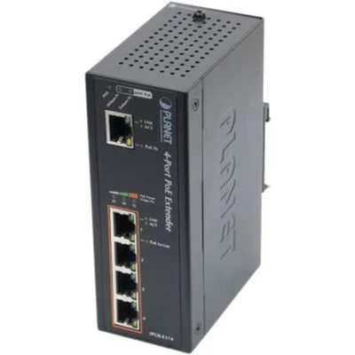 Afbeelding van Planet IPOE E174 IND Switch Ingang UltraPOE naar 4 GIGA PoE+