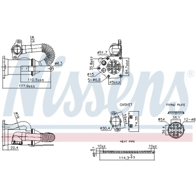 Afbeelding van Nissens EGR koeler 989453