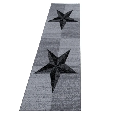 Afbeelding van Moderne loper Plus Grijs 8002 80x300cm Adana Carpets