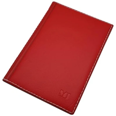 Afbeelding van Grote ID en creditcardhouder met 18 vakken MJ Design Duitsland Made in EU (Design 1 / rood)