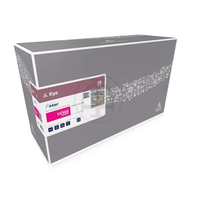 Afbeelding van AS12580 Astar Kyocera TK580 FSC toner magenta rebuilt 2800pag chip