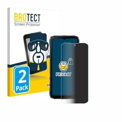Afbeelding van BROTECT (2 Stuks) Privacy Schermbeschermer voor Doogee Blade 10 Pro / Ultra [Anti Spy, Screen Protector, Blue Light Filter]