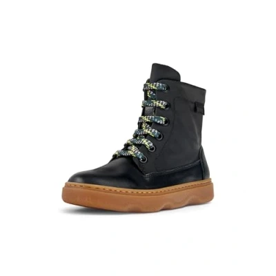 Afbeelding van Camper Kiddo Veterboots voor kinderen, Maat: 32, Dunkelgrün Leer en textiel