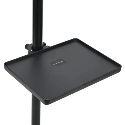 Afbeelding van Microfoonstandaard Ladehouder, Universele Geluidskaartlade, Clamp On Rack Tray Holder, Utility Plank voor Podium, Live Streaming, Karaoke, Opname