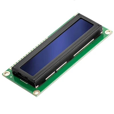 Afbeelding van AZDelivery HD44780 1602 LCD Module Blauwe Weergave 2x16 Tekens compatibel met Arduino Inclusief E Book!