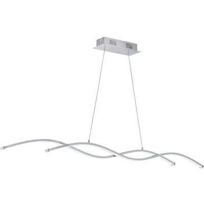 Afbeelding van EGLOÂ LasanaÂ 2Â Â HanglampÂ LichtsÂ ChroomÂ Wit